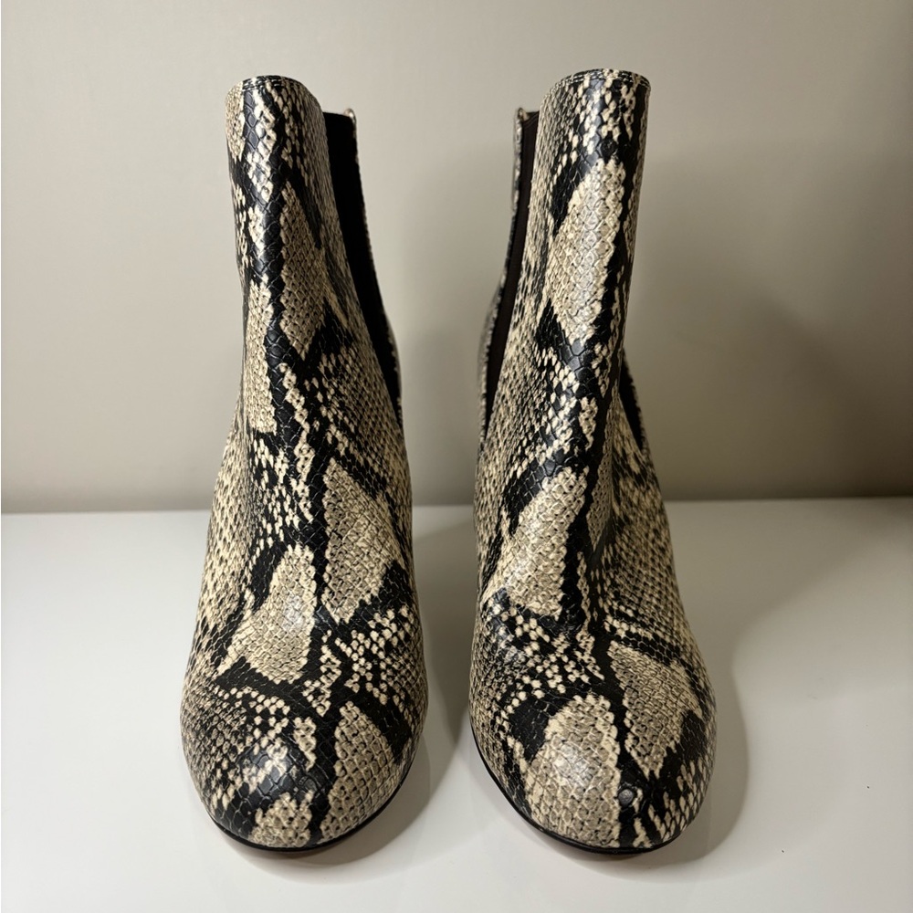 Sam Edelman “Case” Python Snakeskin-Printed Heele… - image 3